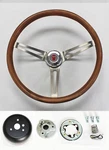 69-93 Olds Cutlass 98 442 15" Stained Wood Grip Stainless Steel Steering Wheel. Fixed Price $228.77.