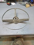 1955 1956 1957 Buick 1175299 Horn Ring. Used With Corrosion. Fixed Price $20.00.