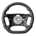 Bmw E46 Steering Wheel, Flat Bottom, Ergonomic Inlays, New Leather, 3 Col. Stit.. Fixed Price $445.00.
