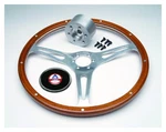 1965 1966 Shelby Moto-lita 15" Mahogany Steering Wheel Kit W/ Hub Screws & Cap. Fixed Price $699.95.