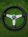 Nardi Torino Leather Steering Wheel With Horn (rare). Fixed Price $179.00.