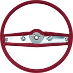 1969-70 Red Standard Steering Wheel. Fixed Price $285.99.