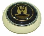 Horn Button Black & White Silver Fits Volkswagen TYPE1 56-59 TYPE2 Bus 50-67. Fixed Price $91.34.