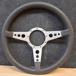Lecarra Steering Wheel Grey Wrap, 14 Inch. Fixed Price $130.00.