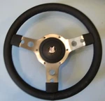 New 13" Leather Steering Wheel & Hub Adaptor Triumph Spitfire 1977-1980. Fixed Price $189.95.