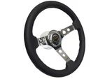 1965-70 Ford Falcon S6 Sport Black Leather Steering Wheel Kit,. Fixed Price $281.59.