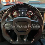 Led Carbon Fiber Steering Wheel For Dodge/jeep Grand Cherokee Sxt Gt Srt 15+. Fixed Price $399.00.