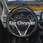 15" Steering Wheel Cover Deluxe Leather For Chrysler 200 300 Pacifica Protector. Fixed Price $22.99.