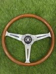 Nardi Torino Wooden Steering Wheel With Horn (rare). Fixed Price $179.00.