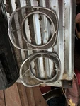 1957 Chevy Bel Air 210 150 Nomad Lh Rh Headlight Bezels 5948143. Fixed Price $49.00.
