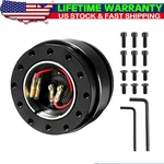 Aluminum Universal Steering Wheel Ball Quick Release Hub Adapter Snap Off Kit. Fixed Price $26.99.