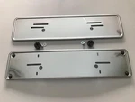 License Plate Stainless Steel Set For Mercedes W115 W113 W123 R107 W108 W116 New. Fixed Price $159.10.