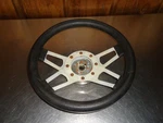 Grant Challenger Steering Wheel Silver 4-SPOKE 13-1/2" Street Rat Rod Custom. Fixed Price $55.00.