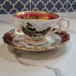 Rare Alpina Vintage Tea Cup & Plate - Fine China Gold Trim. Fixed Price $15.99.