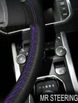 Fits Mga 1955-1962 True Leather Steering Wheel Cover Purple Double Stitching. Fixed Price $53.96.
