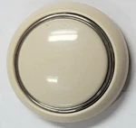 Horn Button, Ivory, Compatible With Volkswagen TYPE-1 Bug 56-59, TYPE-2 Bus 1950. Fixed Price $75.95.