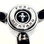Vtg Original 1965 Ford Mustang Early Oem Horn Ring C5ZA-13A800-B 3-SPOKE. Fixed Price $49.95.