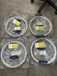 4 Nos Ford C7ZZ-1210-A, 1967 Mustang Gt, Gta, Styled Steel Wheel Trim Rings. Fixed Price $1125.00.