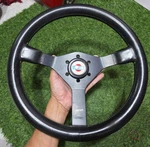 Rare Momo Sprint C36 KBA70023 Steering Wheel With Datsun Horn Button. Fixed Price $350.00.