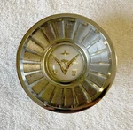 1957-58 Desoto Firedome Fireflite Adventurer Steering Wheel Horn Button Cap. Fixed Price $124.99.