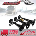 Kleinn Air Horn Model 230 Triple Train With Detachable Black Abs Trumpets. Fixed Price $249.95.