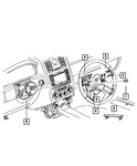 Genuine Mopar Steering Wheel Switch Bezel Right 1CJ941DVAA. Fixed Price $23.18.