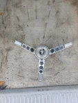 Oem 1965 66 Ford Mustang Steering Wheel Spoke Horn Center C5ZA-13A-800-B. Fixed Price $39.99.