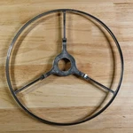1940 Dodge Mopar Chrysler Desoto Steering Wheel 3 Post Horn # 854881 Oem. Fixed Price $123.07.