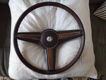 1978-1987 Pontiac Grand Prix Lemans Bonneville Steering Wheel Brown Horn Button. Fixed Price $149.00.
