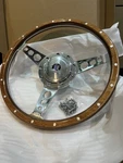 Triumph TR6 TR5 TR4 14 Wood Rim Steering Wheel Pol Billet Boss. Fixed Price $314.97.