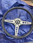 Mgb Steering Wheel And Hub. Fixed Price $74.99.