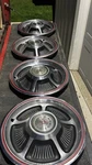 Set If 4 Nos 1970 Dodge Charger, Dart Wheel Covers. Oem Mopar. Fixed Price $450.00.