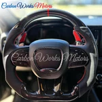 Real Carbon Fiber Steering Wheel For Dodge/jeep Grand Cherokee Sxt Gt Srt 15+. Fixed Price $229.60.