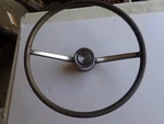 1964 Ford Falcon 16" Steering Wheel With Horn Button & Trim. Fixed Price $295.00.