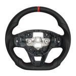 Full Leather Sport Steering Wheel Fit Ford Focus Fiesta 2017-2023 Red Stitching. Fixed Price $269.00.