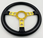1969-1981 Pontiac Gto Firebird Formula Thick Grip Steering Wheel Black & Gold. Fixed Price $239.95.