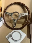 Mgb , Mga Classic 14 Inch Woodrim Steering Wheel Fix /screws. Fixed Price $193.23.
