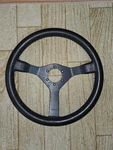 Momo V35 Steering Wheel Typ C38 Kba 70024 Black Leather 350MM Vintage. Fixed Price $160.76.