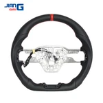 Full Leather Sport Flat Steering Wheel Ford Mustang 2024-2025 With Heated. Fixed Price $259.00.