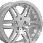 18" Machined Silver Wheel For 2012-2015 Mercedes-benz SLK250 RVO0015. Fixed Price $245.42.