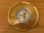 Pretty 1949 1950 Desoto Club Coupe Deluxe Custom Suburban Horn Button Insert. Fixed Price $50.00.