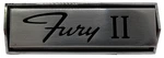 New Old Stock Fury Ii Center Grille Chrome Emblem For 1966 Plymouth #2579599. Fixed Price $140.00.