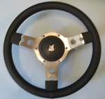 New 13" Leather Steering Wheel & Hub Adaptor Triumph Spitfire GT6 1963-1976. Fixed Price $189.95.