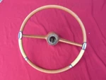 1955 1956 Chrysler Imperial Steering Wheel Salmon Pink New Yorker Mopar Vintage. Fixed Price $245.00.