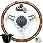 Classic Triumph Spitfire 14" Riveted Wood Rim Steering Wheel & Boss Fitting Kit. Fixed Price $419.32.