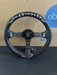 330MM Deep Dish Steering Wheel - Fit 6 Hole Hub Like Vertex Nardi Nrg Grip. Fixed Price $179.99.