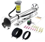 12V 150DB Air Horn With Install Mounting Bracket Kit, 18 Inches Chrome Zinc S.... Fixed Price $55.28.
