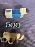 Nos Oem Ford Galaxie 500 Chrome Emblem Badge Set D0AB-62291C00-A. Fixed Price $18.95.