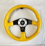 Momo Corse Yellow Steering Wheel Type D35 Kba 70116 5-91 Made Italy. Fixed Price $488.51.