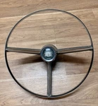 1956 Cadillac Eldorado Steering Wheel Horn Rim Blow W/ Center Nice Chrome. Fixed Price $164.54.